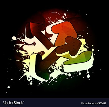 Colorful 3d arrows vector image