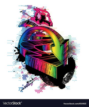 Colorful 3d arrows vector image