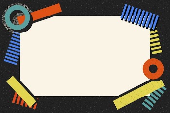 Colorful 90&rsquo;s Memphis frame background | Free Photo - rawpixel