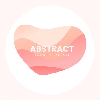 Colorful abstract badge logo design | Free stock vector - 463242