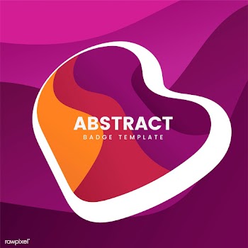 Colorful abstract badge logo design | Free stock vector - 463249