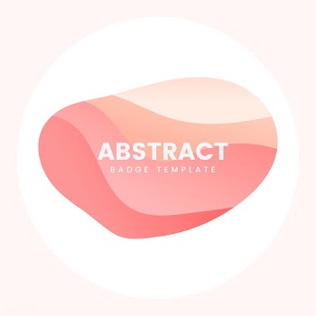 Colorful abstract badge logo design | Free stock vector - 463251