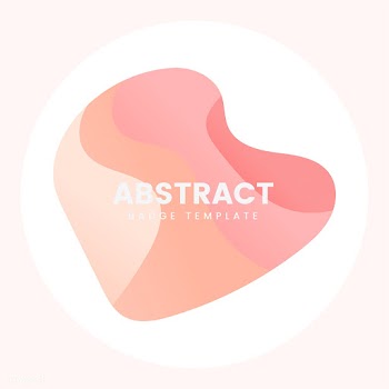 Colorful abstract badge logo design | Free stock vector - 463255