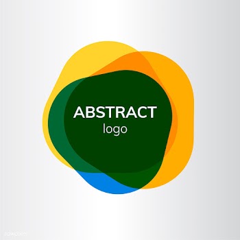 Colorful abstract badge logo design | Free stock vector - 463353