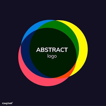 Colorful abstract badge logo design | Free stock vector - 463355
