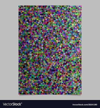 Colorful abstract brochure template design vector image