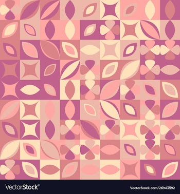 Colorful abstract chaotic curved shape pattern vector image