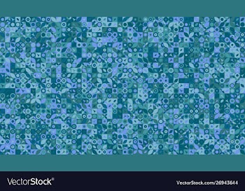 Colorful abstract chaotic curved shape pattern vector image