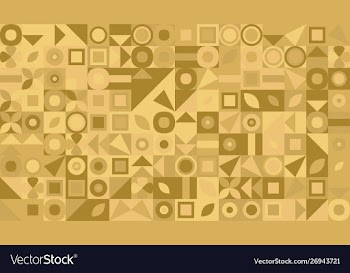 Colorful abstract chaotic geometric pattern vector image
