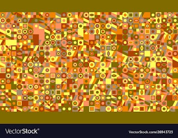 Colorful abstract chaotic geometric pattern vector image