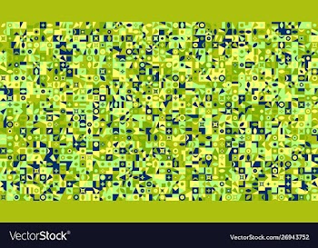 Colorful abstract chaotic mosaic pattern vector image