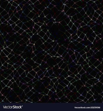 Colorful abstract chaotic polygonal mesh vector image