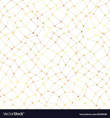 Colorful abstract chaotic rectangle mesh vector image