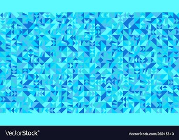 Colorful abstract chaotic triangular mosaic vector image