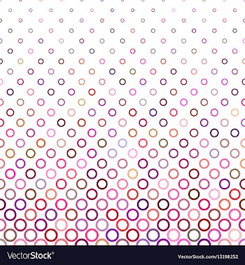 Colorful abstract circle pattern background design vector image