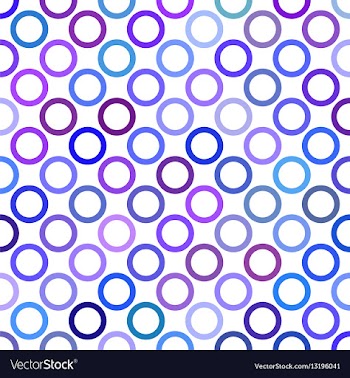 Colorful abstract circle pattern background vector image