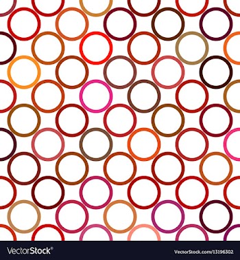 Colorful abstract circle pattern background vector image