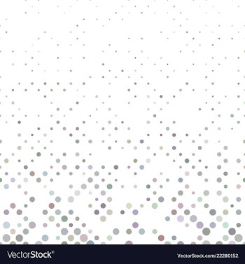 Colorful abstract circle pattern - snowfall vector image