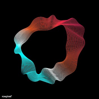 Colorful abstract contour lines collection | Free stock vector - 554259