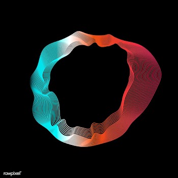 Colorful abstract contour lines collection | Free stock vector - 554350