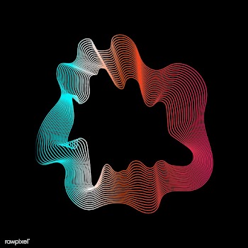 Colorful abstract contour lines collection | Free stock vector - 554353