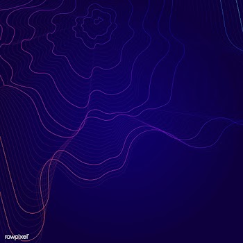Colorful abstract contour lines illustration | Free stock vector - 554177