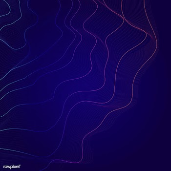 Colorful abstract contour lines illustration | Free stock vector - 554232
