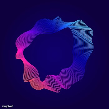Colorful abstract contour lines illustration | Free stock vector - 554276