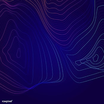 Colorful abstract contour lines illustration | Free stock vector - 554318