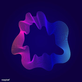 Colorful abstract contour lines illustration | Free stock vector - 554323