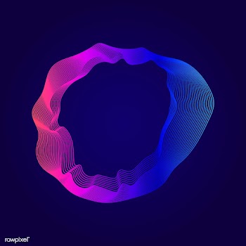 Colorful abstract contour lines illustration | Free stock vector - 554328