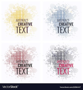 Colorful abstract design modern geometric style vector image