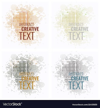 Colorful abstract design modern geometric style vector image
