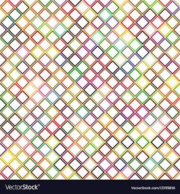 Colorful abstract diagonal square pattern design vector image