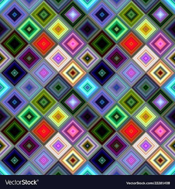 Colorful abstract diagonal square pattern vector image