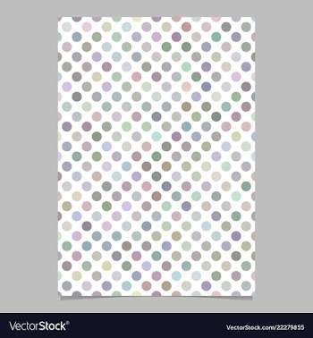 Colorful abstract dot pattern brochure background vector image