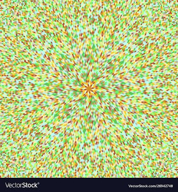 Colorful abstract dynamic circular burst pattern vector image