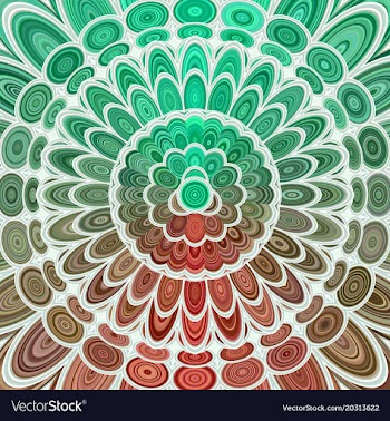 Colorful abstract flower mandala background vector image