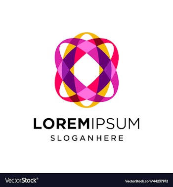 colorful abstract geometric logo design
