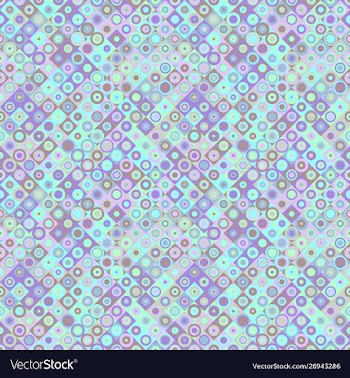 Colorful abstract geometrical circle mosaic vector image