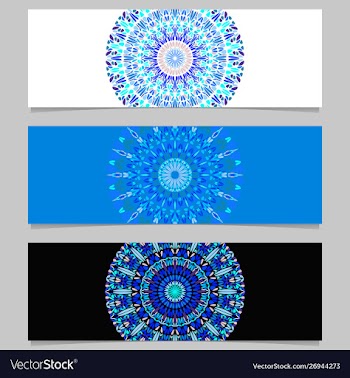 Colorful abstract geometrical flower mandala vector image