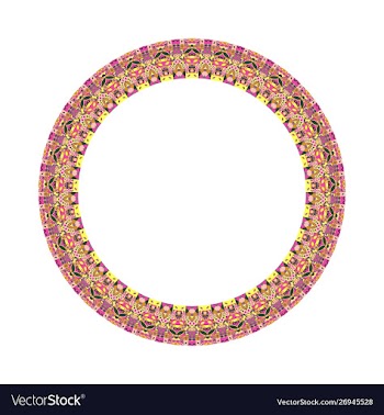 Colorful abstract geometrical isolated mosaic vector image