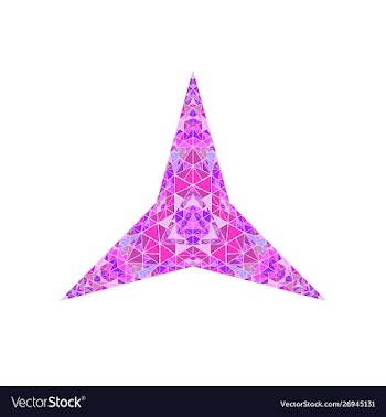 Colorful abstract geometrical mosaic ornament vector image