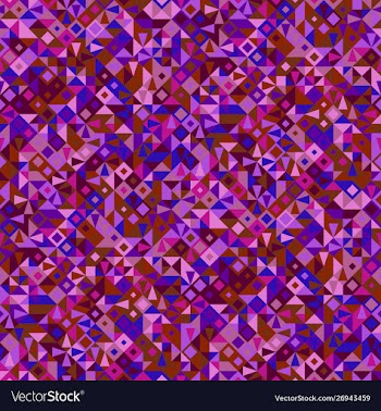 Colorful abstract geometrical mosaic pattern vector image