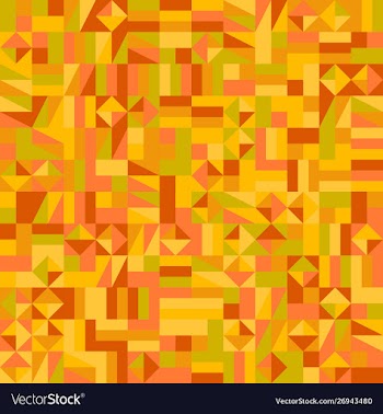 Colorful abstract geometrical mosaic pattern vector image