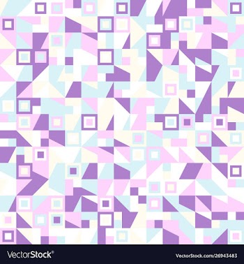 Colorful abstract geometrical mosaic pattern vector image