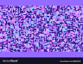 Colorful abstract geometrical mosaic pattern vector image