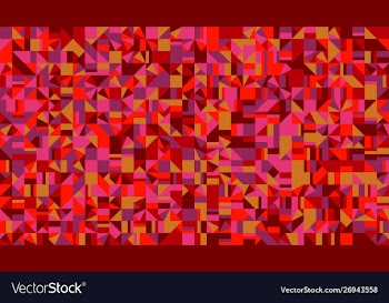 Colorful abstract geometrical mosaic pattern vector image