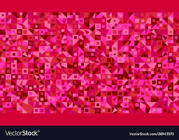 Colorful abstract geometrical mosaic pattern vector image