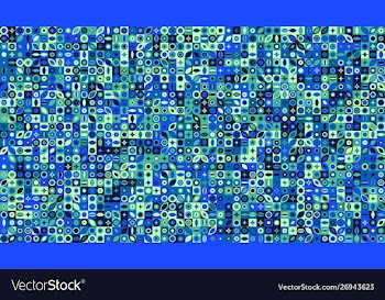 Colorful abstract geometrical mosaic pattern vector image